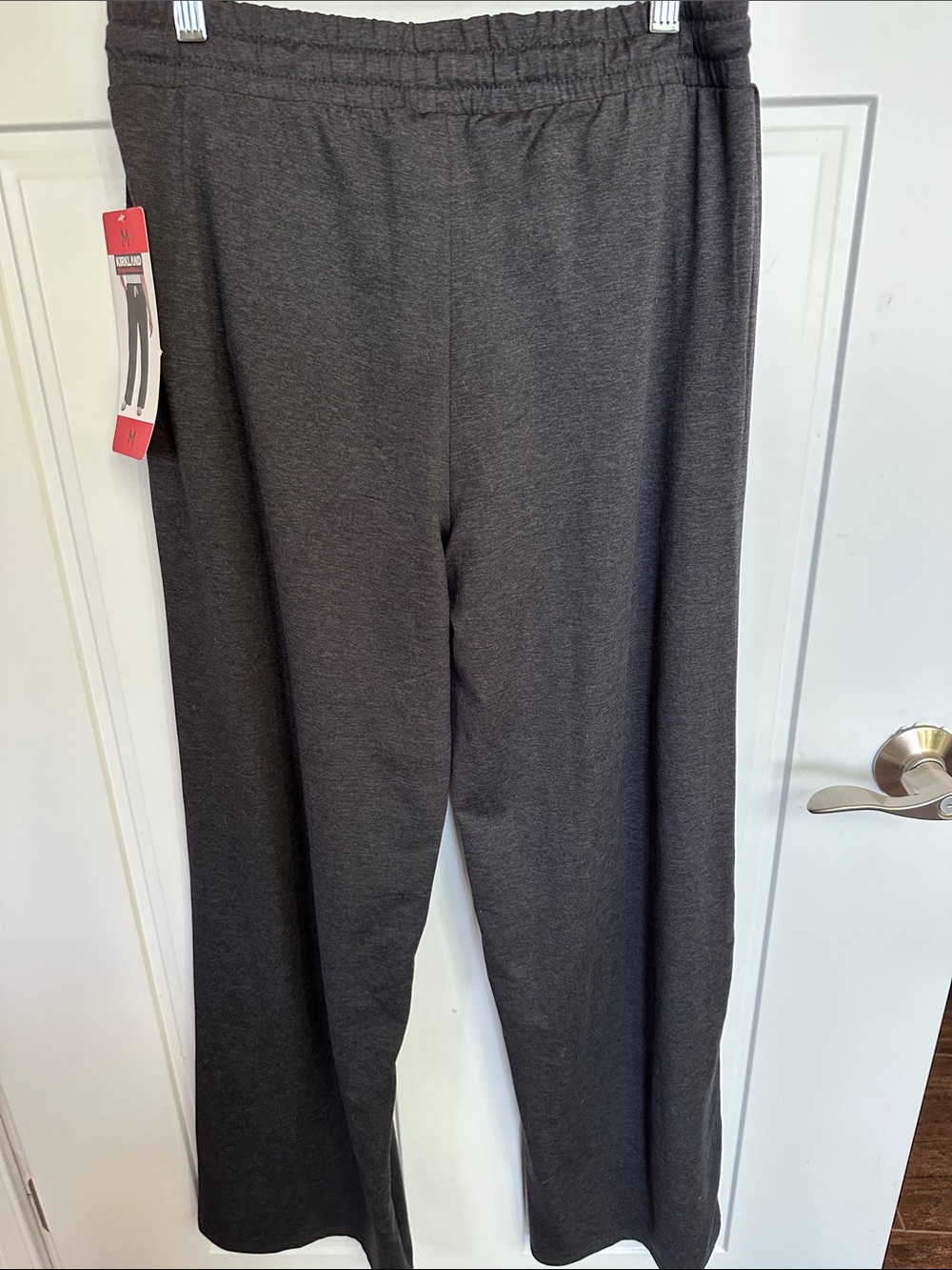 NWT Kirkland Signature Women’s Dark Charcoal Drawstring Lightweight Pant M - Picture 8 of 9